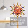 Add a Splash of Color to Your Home with this 3D Metal Sun Wall Hanging Art Decor!