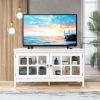 50 Inch Modern Wood Large TV Stand Entertainment Center for TV